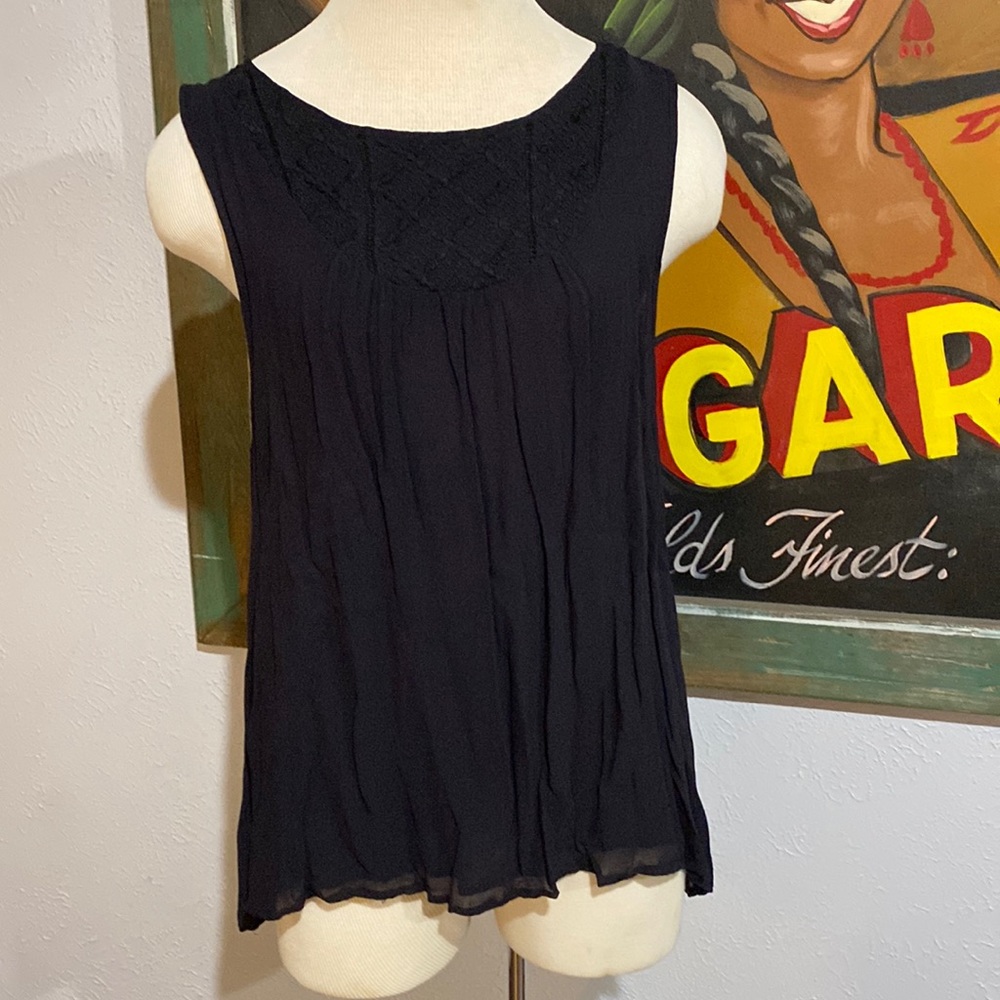 Lucky Brand Black Tank Top Size XL